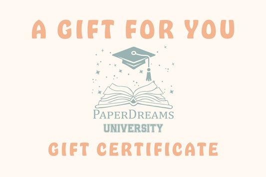 PaperDreams University Gift Card